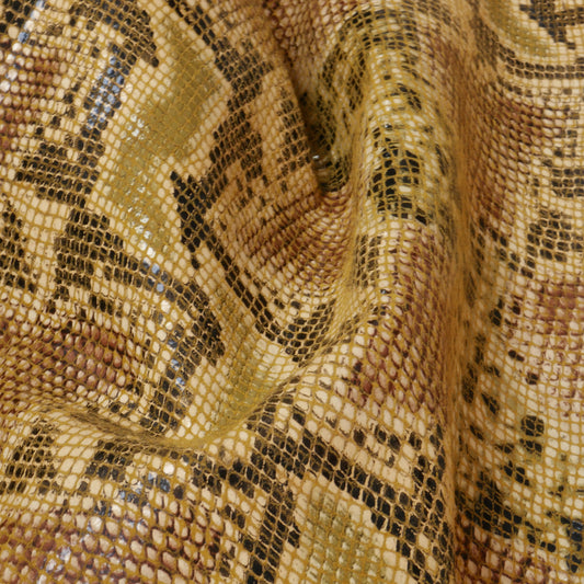 Snake Print Calf Skin